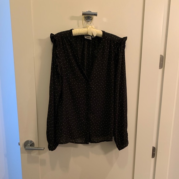 Aware by Vero Moda Polka Dot Blouse - Picture 1 of 4